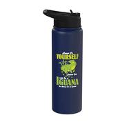 Unless You can be a Iguana the Always be a Iguana Stainless Steel Insulated Water Bottle