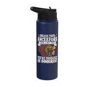 Unless Your Ancestors Look Like This Stainless Steel Insulated Water Bottle