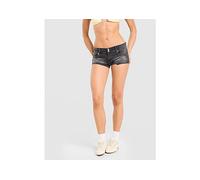 Unlike Humans Micro Shorts - Black - Womens 14