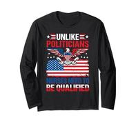 Unlike Politicians Nurses Need to Be Qualified Sarcasm Long Sleeve T-Shirt