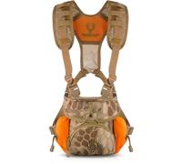 UNLIMITED PERFORMANCE BINOCULAR HARNESS PACK - Our Bino Harness Holster is great for hunting, walking, and shooting - Bino straps secure your binoculars - Holds rangefinders, bullets and gear, Orange