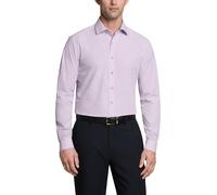 UNLISTED Men's Dress Shirt Big and Tall Solid, Lilac, 20" Neck 34"-35" Sleeve