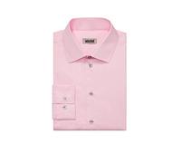 UNLISTED Men's Dress Shirt Regular Fit Solid, Pink, 18"-18.5" Neck 34"-35" Sleeve