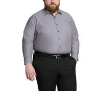 UNLISTED Men's Solid Dress Shirts, Graphite, 18"-18.5" Neck 34"-35" Sleeve