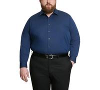 UNLISTED Men's Solid Dress Shirts, Medium Blue, 16"-16.5" Neck 36"-37" Sleeve