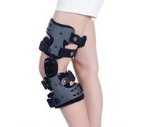 Unloading Knee Brace for Osteoarthritis, Adjustable Hinged Knee Support