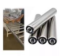 Unloading Pulley Conveyor Roller,Set of 4 Heavy Duty 18 Inch Industrial Conveyor Rollers, 1 Inch Diameter Rollers for Conveyor Frame, Durable Track Belt Rollers, 400MM Length, Ideal for M