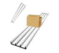 Unloading Pulley Flow Rack Conveyor Rail, Adjustable Stainless Steel Roller Conveyor Table, Durable ABS Plastic Design