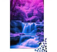 Unlock A World of Fun with Forest Cascade - 1000 Piece Wooden Puzzle for Adults - Perfect Blend of Challenge And Learning