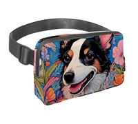 Unlock Limitless Adventures with Our Premium Travel Waist Pack for Men and Women, A Crossbody Bag for Running, Walking, Hiking, and Cycling, Colorful Drawing Dog