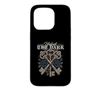 Unlock The Dark Gothic Skeleton Keys Roses Case for iPhone 15 Pro
