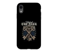 Unlock The Dark Gothic Skeleton Keys Roses Case for iPhone XR