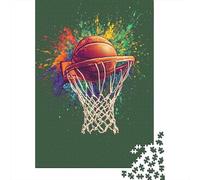 Unlock The Mystery of Basketball - 1000 Piece Puzzle in Premium Wood for Adults - A Must-Have for Puzzle Enthusiasts