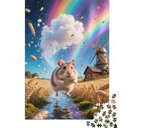 Unlock The Mystery of Guinea Pig - 1000 Piece Puzzle in Premium Wood for Adults - A Must-Have for Puzzle Enthusiasts