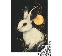 Unlock The Mystery of Rabbit - 1000 Piece Puzzle in Premium Wood for Adults - A Must-Have for Puzzle Enthusiasts