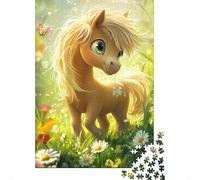 Unlock The Secrets of Horse - 1000 Piece Wooden Jigsaw Puzzle Adventure for Adults - Educational, Fun, And Challenging