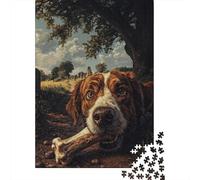Unlock The Secrets Within Beagle Dogs - 1000 Pieces of Wooden Puzzle Excellence, Engaging Educational Fun for Curious Minds