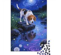 Unlock The Secrets Within Cavalier King Charles Spaniel - 1000 Pieces of Wooden Puzzle Excellence, Engaging Educational Fun for Curious Minds