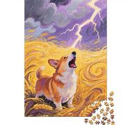 Unlock The Secrets Within Corgi - 1000 Pieces of Wooden Puzzle Excellence, Engaging Educational Fun for Curious Minds