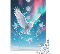 Unlock The Secrets Within Owl - 1000 Pieces of Wooden Puzzle Excellence, Engaging Educational Fun for Curious Minds