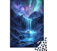 Unlock The Secrets Within Polar Bear - 1000 Pieces of Wooden Puzzle Excellence, Engaging Educational Fun for Curious Minds