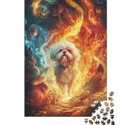 Unlock The Secrets Within Shih Tzu - 1000 Pieces of Wooden Puzzle Excellence, Engaging Educational Fun for Curious Minds