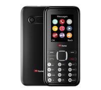 Unlocked Basic Mobile Phone UK Sim Free, Long Battery Life, Black with USB Cable