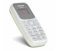 Unlocked Cell Phone for Seniors, Dual SIM Card Mobile Phone with Big Button, Music Player, 2G Cell Phone for Elderly (White)