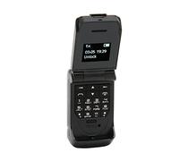 Unlocked Flip Mobile Phone, Small Flip Phone, 0.66 Inch Screen 64x48 32MB 64MB 300mAh Battery Bluetooth Flip Cell Phone for Seniors (Black)