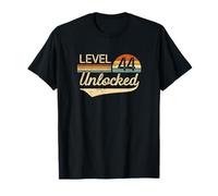 Unlocked Level 44 Vintage 44th Birthday T-Shirt