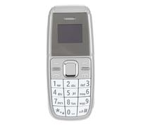 Unlocked Mini Phone, Dual SIM Card Slots Mini Cell Phone, Mini Button Phone 2G GSM Music Player with Voice Changer Smallest Mobile Phone (Grey)
