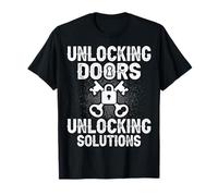 Unlocking Doors Unlocking Solutions Locksmithing Locksmith T-Shirt