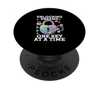 Unlocking Dreams One Key At A Time Locksmith PopSockets Adhesive PopGrip