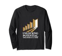 Unlocking Potential One Door at a Time Locksmith Long Sleeve T-Shirt