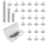 Unlorspy 25 Sets Magnet Thumb Tacks No Hole Tack Magnetic Push Pins for Map, Photo, Poster,Paper Craft ,Walls Bulletin Boards
