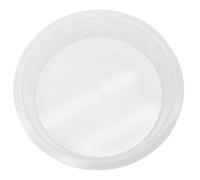 Unlorspy 2Pcs Plastic Bird Water Bowls, Round Bird Bowls Seed Feeder Tray, Water Bath Accessories for Feeding Station/Attracting Birds