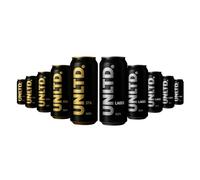 UNLTD. Alcohol Free Beer Mixed Case (12 x 568ml Pint Cans) - 6 IPA & 6 Lager with Full-Bodied & Crisp Flavour - Low Calorie, Vegan & Gluten-Free Non Alcoholic Beers Brewed Sustainably in the UK