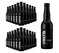 UNLTD. Alcohol Free Lager (24 x 330ml Bottles) - Low Calorie, Alcohol Free Beer with Crisp, Refreshing Flavour - Vegan & Gluten-Free Non Alcoholic Beers Brewed Sustainably in the UK