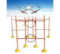 Unmanned Aerial Vehicles UAV Drone Racing Training Course, Easy to Build Portable Obstacle Course for Game World Enthusiasts, Ideal for Model Aircraft Activities