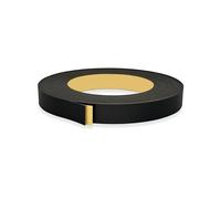 UNMAR Black PVC Edge Banding 19 mm x 15 m - Peel and Stick Strong Adhesive, Easy Application - Flexible and Durable Black PVC Edging Tape for Furniture Restoration