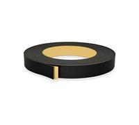 UNMAR Black PVC Edge Banding 22 mm x 15 m - Peel and Stick Strong Adhesive, Easy Application - Flexible and Durable Black PVC Edging Tape for Furniture Restoration