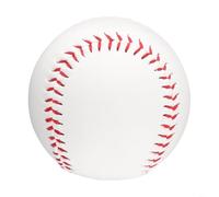 Unmarked 9 Inch Baseballs for Practice Pitching Throwing Fielding Hitting Drills Standard Size 108 Stitches PVC Cover Cork Rubber Fill (1pc Hard)