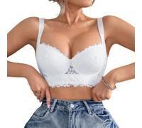 Unmarked Lace Underwire Bra With Gathered Upper rt, Adjustable Bra, Sports And Beautiful Back