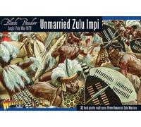 Unmarried Zulu Impi - 28mm Scale Plastic Miniatures for Black Powder by Warlord Games - Highly Detailed Anglo Zulu War Era Miniatures for Table-top Wargaming