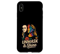Unmask and Shine Neurodiversity ADHD Girl Autism Awareness Case for iPhone XS Max