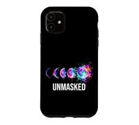 Unmasked Late Diagnosed Adult Rainbow Splash Art Case for iPhone 11