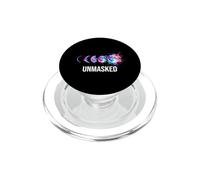 Unmasked Late Diagnosed Adult Rainbow Splash Art PopSockets PopGrip for MagSafe