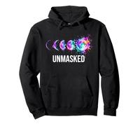 Unmasked Late Diagnosed Adult Rainbow Splash Art Pullover Hoodie