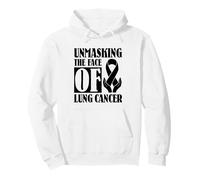 Unmasking the Face of Lung Cancer Pullover Hoodie