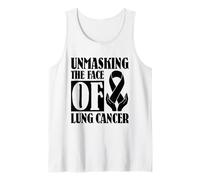 Unmasking The Face of Lung Cancer Tank Top